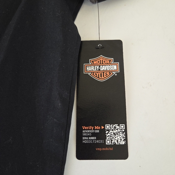 Harley-Davidson Toddler Boys Black Gray Button Front Work Shop Shirt Size 2/3T - Picture 3 of 7
